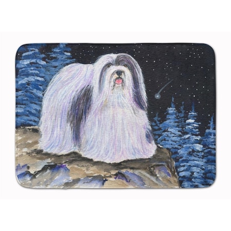 Carolines Treasures Starry Night Havanese Machine Washable Memory Foam Mat SS8450RUG